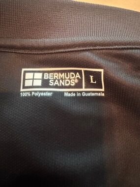 Bermuda Sands Black Active Top - L